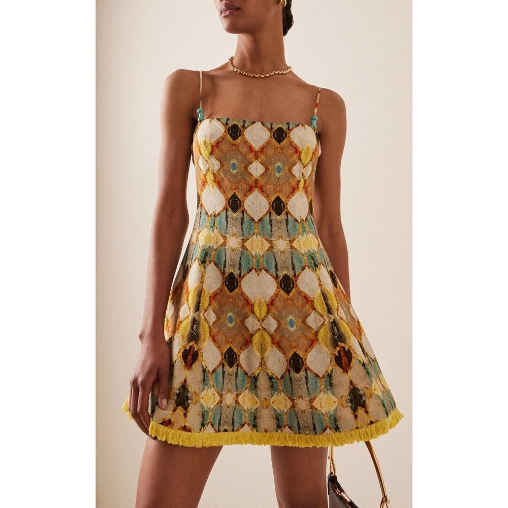 Alexis Multicolor Geometric Mini Dress